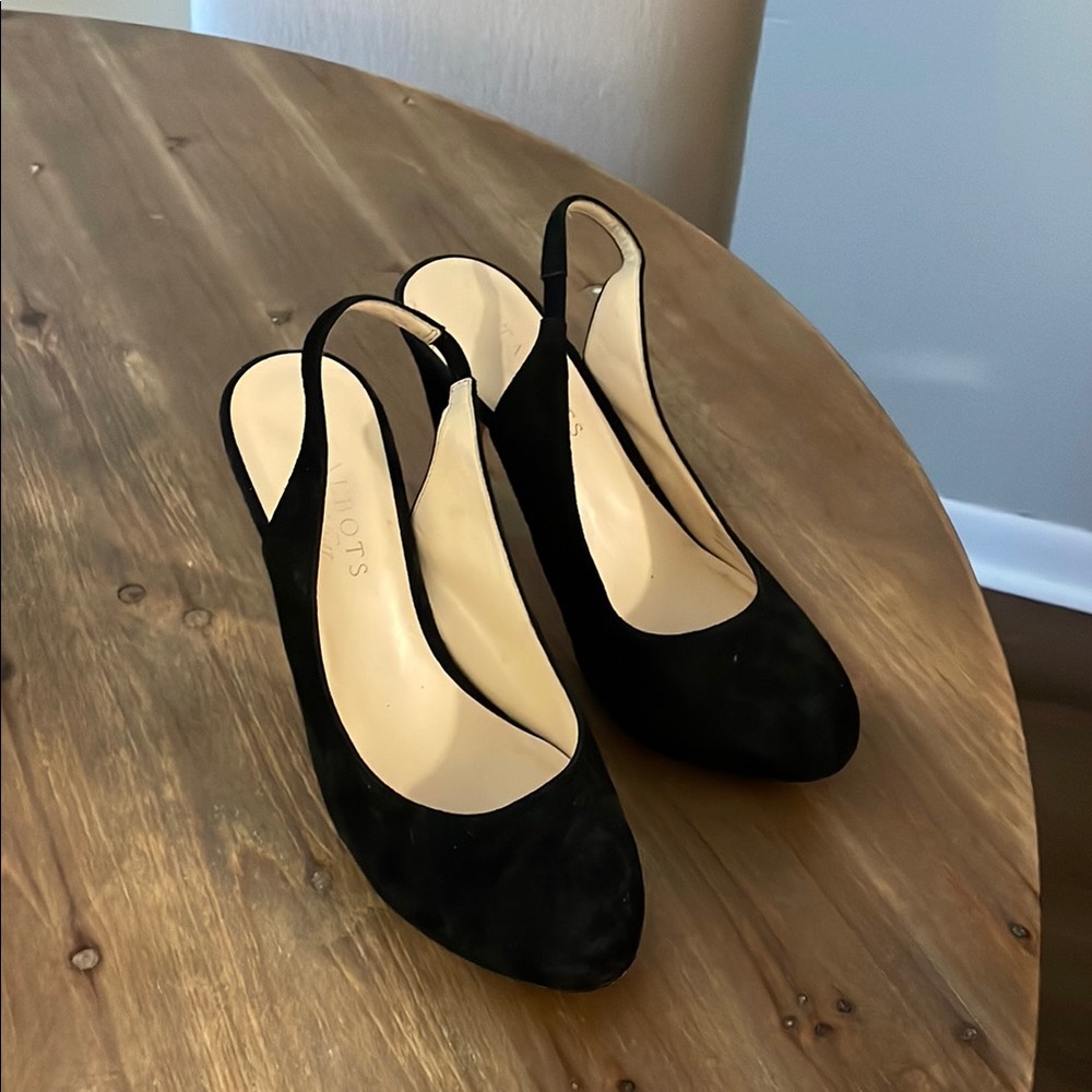 Elegant Black Slingback Heels